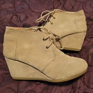 Toms Boots, Tan, 7W